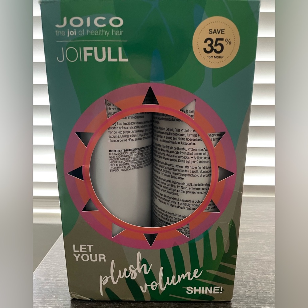 Joico joifull volumizing shampoo, conditioner liter duo 33.8oz